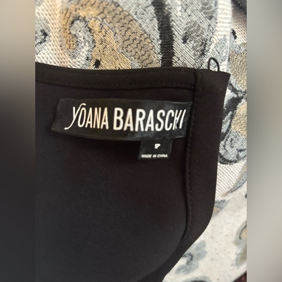 Anthropologie Yoana Baraschi 2 piece Skirt Set Black Lace Crochet Nude Underlay - Picture 5 of 7